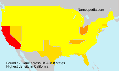 Surname Garik in USA