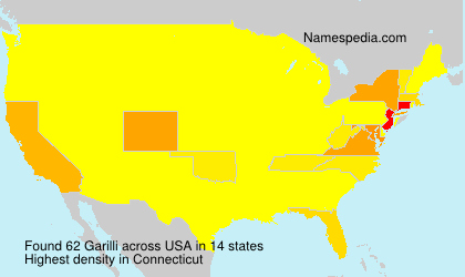 Surname Garilli in USA