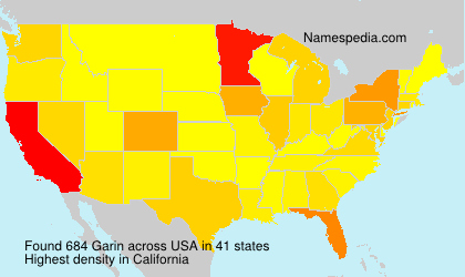 Surname Garin in USA