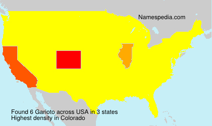 Surname Garioto in USA