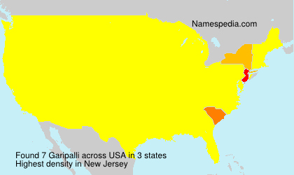 Surname Garipalli in USA