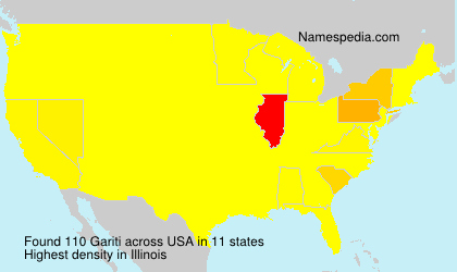 Surname Gariti in USA