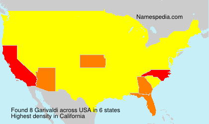 Surname Garivaldi in USA