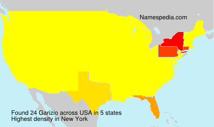 Surname Garizio in USA
