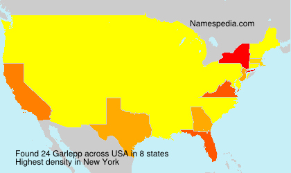 Surname Garlepp in USA