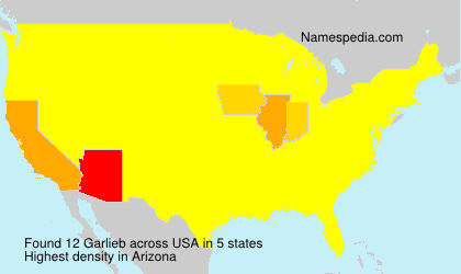 Surname Garlieb in USA