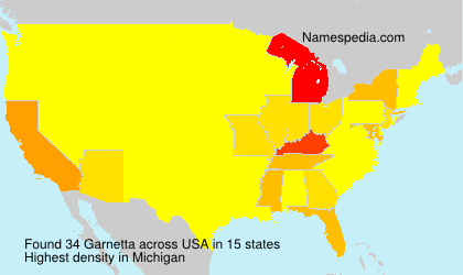 Surname Garnetta in USA