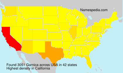 Surname Garnica in USA