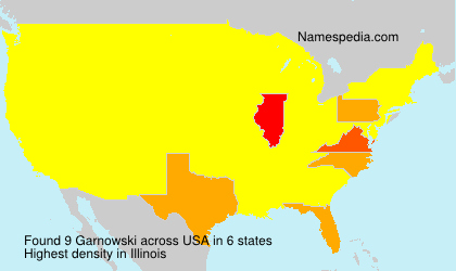 Surname Garnowski in USA