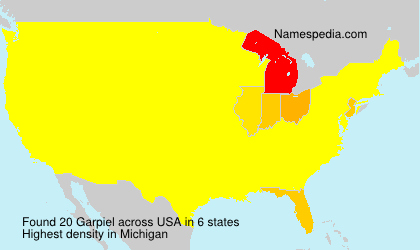 Surname Garpiel in USA