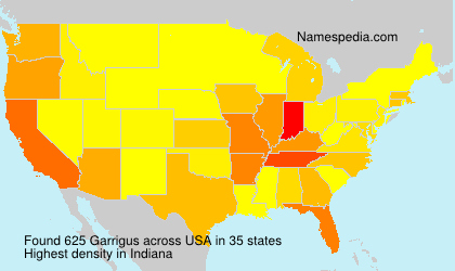 Surname Garrigus in USA