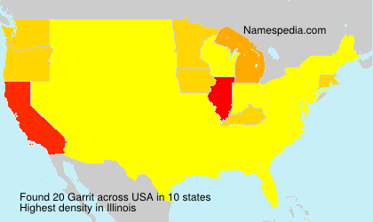 Surname Garrit in USA