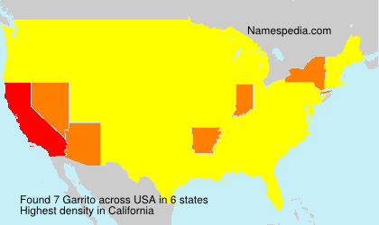 Surname Garrito in USA