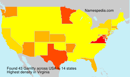 Surname Garritty in USA