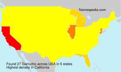 Surname Garrucho in USA