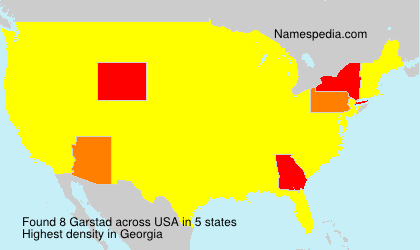 Surname Garstad in USA