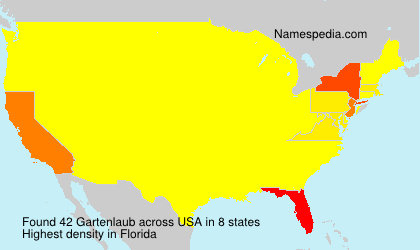 Surname Gartenlaub in USA