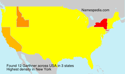 Surname Garthner in USA