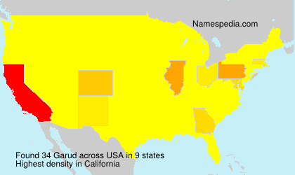 Surname Garud in USA