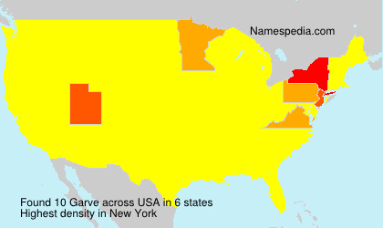 Surname Garve in USA