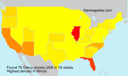 Surname Garvy in USA