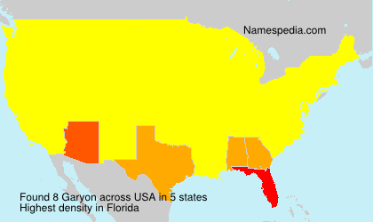 Surname Garyon in USA