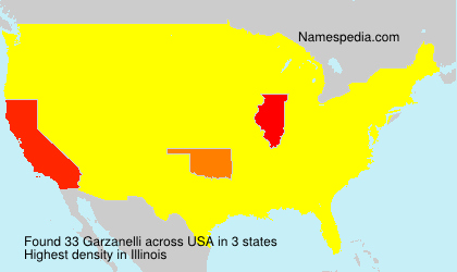 Surname Garzanelli in USA