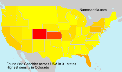 Surname Gaschler in USA