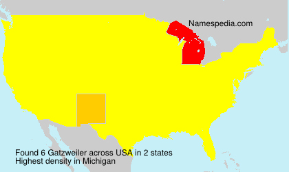 Surname Gatzweiler in USA