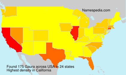 Surname Gaura in USA