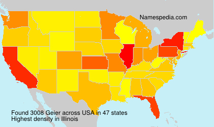 Surname Geier in USA