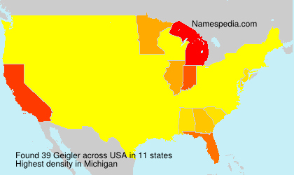 Surname Geigler in USA