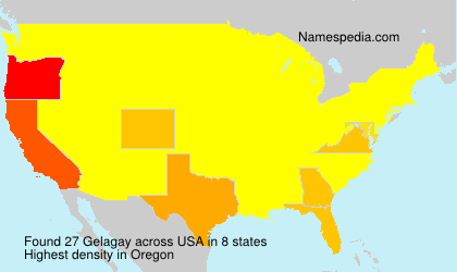 Surname Gelagay in USA