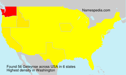 Surname Geleynse in USA