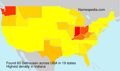 Surname Gelhausen in USA