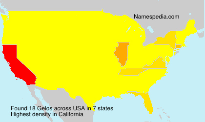 Surname Gelos in USA