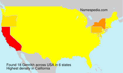 Surname Genrikh in USA