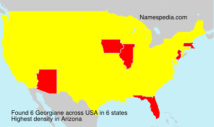 Surname Georgiane in USA