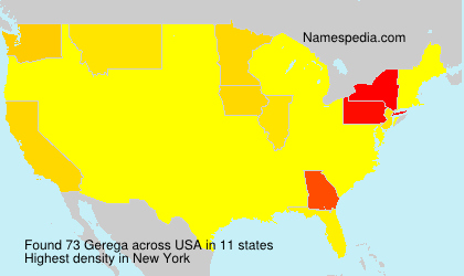 Surname Gerega in USA