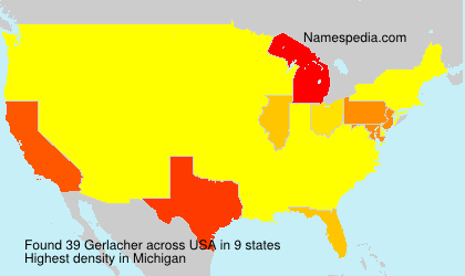 Surname Gerlacher in USA