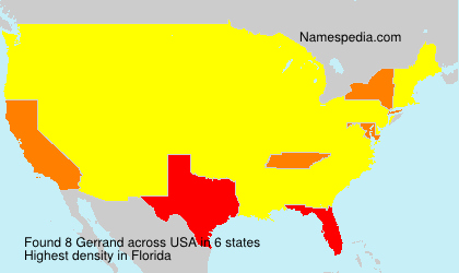 Surname Gerrand in USA