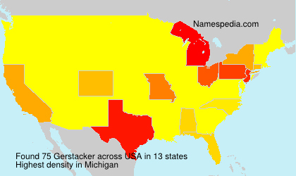 Surname Gerstacker in USA