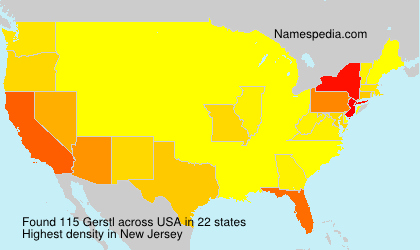 Surname Gerstl in USA