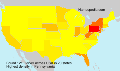 Surname Gerver in USA