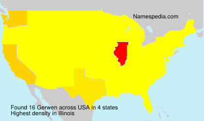 Surname Gerwen in USA