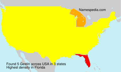 Surname Gestin in USA
