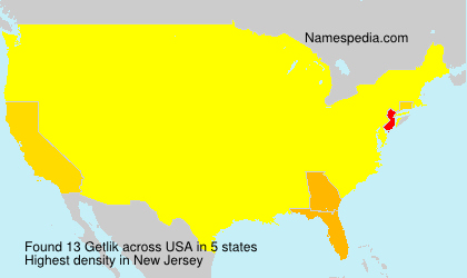 Surname Getlik in USA