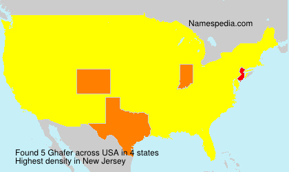Surname Ghafer in USA