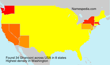 Surname Ghanooni in USA
