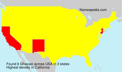 Surname Ghazaei in USA